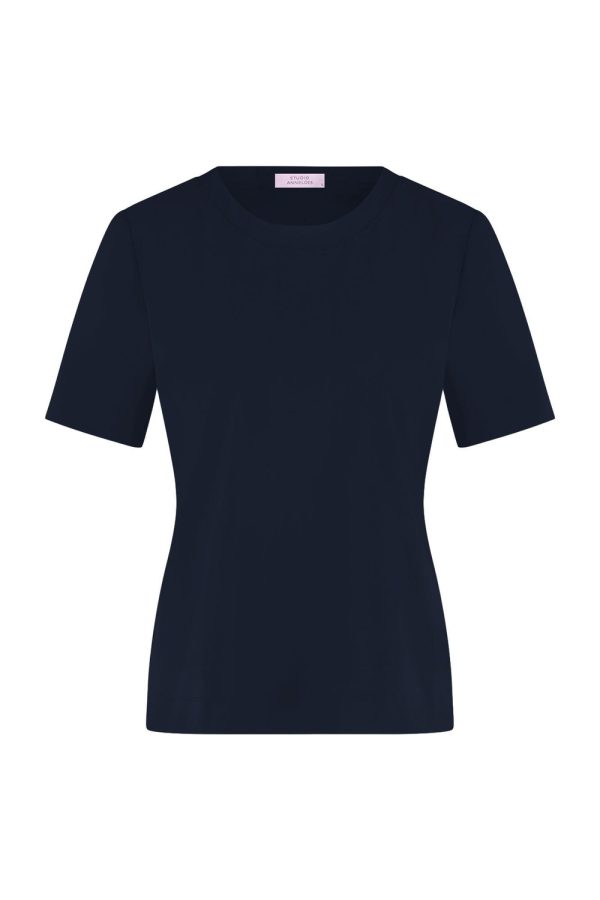 Studio Anneloes Travel Tee 94813 T-shirt Korte Mouw 6900 Dark Blue