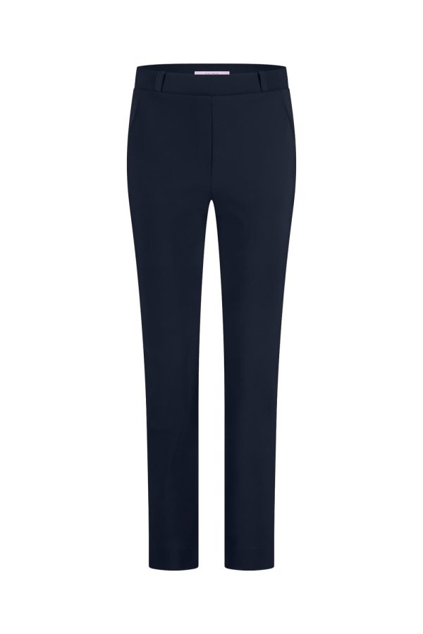 Studio Anneloes Anne Bonded Trousers 94819 Broek 6900 Dark Blue