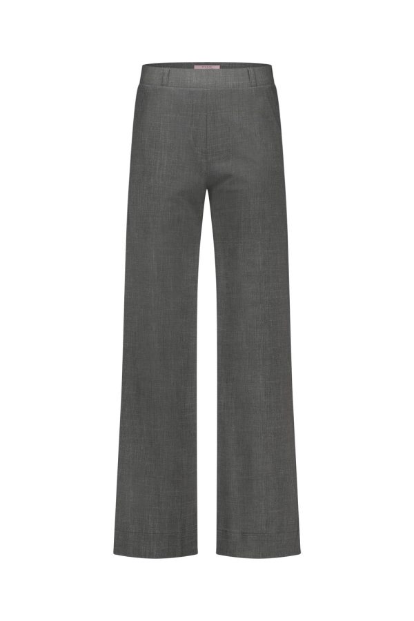 Studio Anneloes Luz Grey Melee Trousers 12118 Broek 9500 Grey Melange