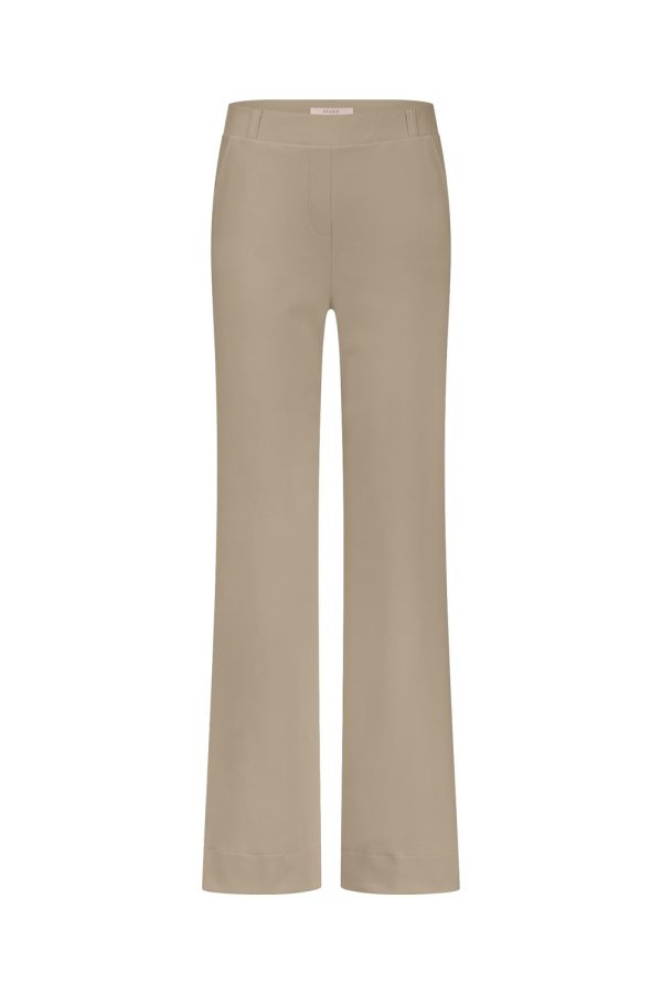 Studio Anneloes Lexie Bonded Trousers 12081 Broek 2200 Latte