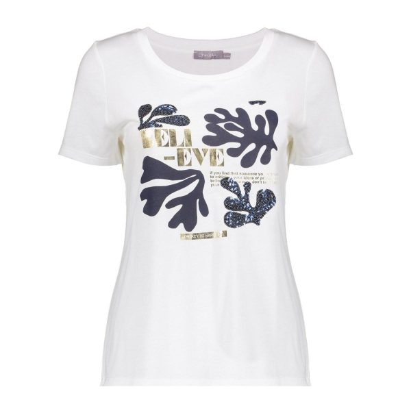 Geisha Female Shirts En Tops T-shirt Believe 52114-41