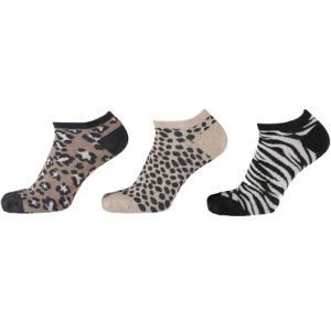 In Control 866 3pack sneakersocks animal