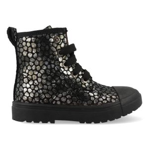 Shoesme Biker-boots sw23w001-i zwart / zilver