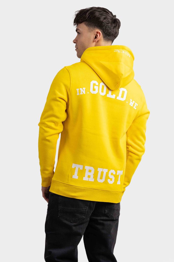 In Gold We Trust The Notorious Hoodie Heren Geel - Maat XXL - Kleur: Geel | Soccerfanshop