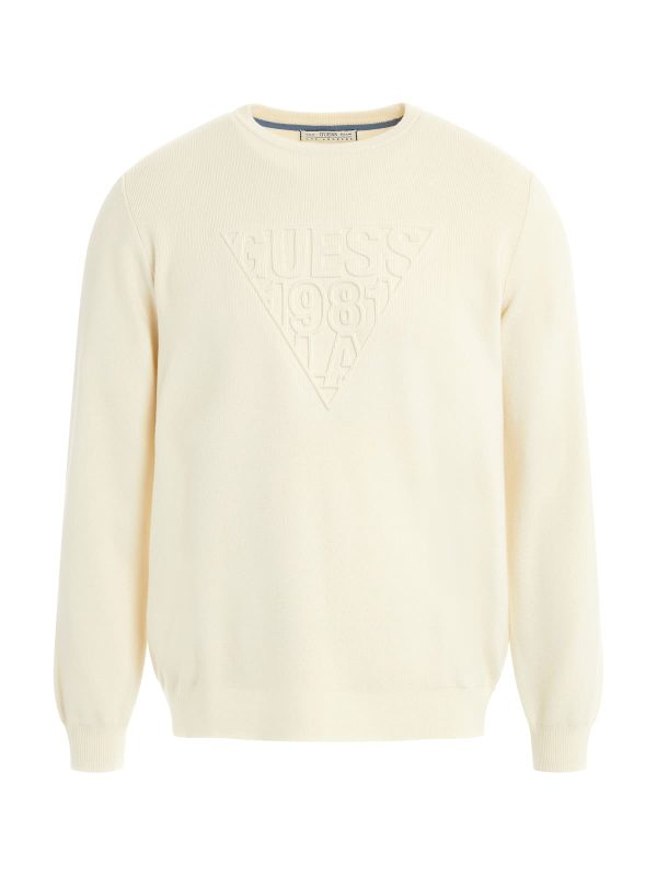 Guess Victor Sweater Heren Wit - Maat L - Kleur: Wit | Soccerfanshop