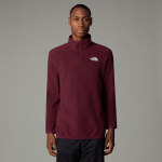 The North Face 100 Glacier-fleece Met Kwartrits Voor Heren Alpine Plum male