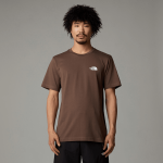 The North Face Simple Dome T-shirt Voor Heren Smokey Brown male