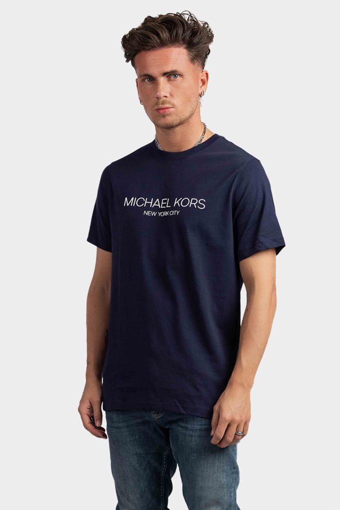 Michael Kors FD Modern T-Shirt Heren Donkerblauw - Maat M - Kleur: Donkerblauw | Soccerfanshop