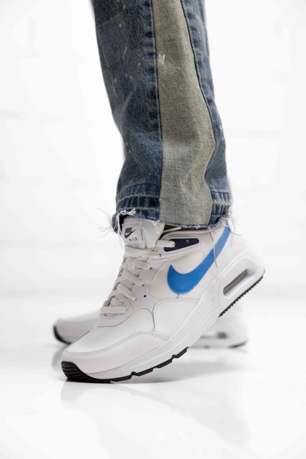 Nike Air Max SC Sneakers Heren Wit/Blauw - Maat 45 - Kleur: WitBlauw | Soccerfanshop