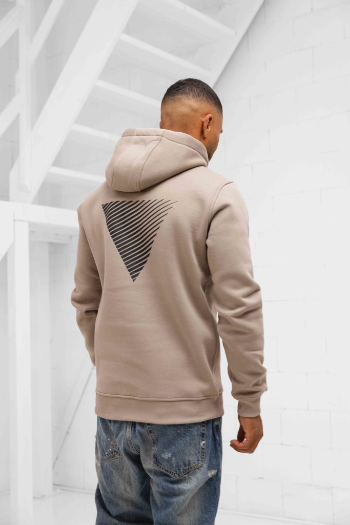 Pure Path Essential Logo Hoodie Heren Beige - Maat XL - Kleur: Beige | Soccerfanshop