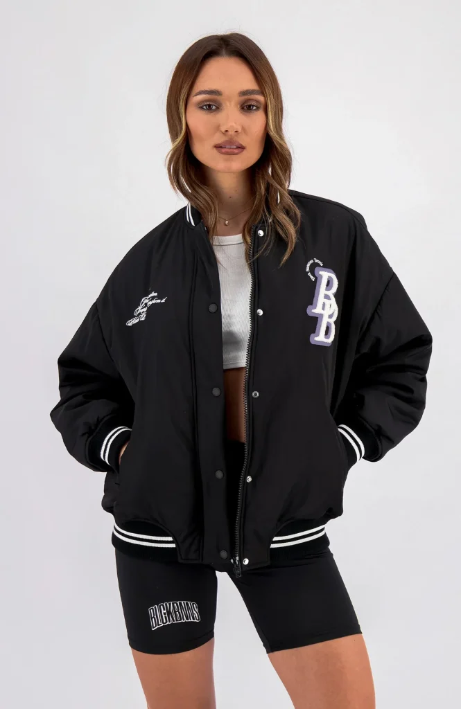 Black Bananas Royal Bomber Jas Dames Zwart - Maat S - Kleur: Zwart | Soccerfanshop