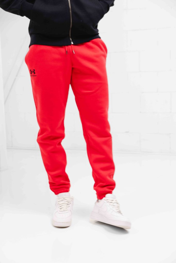 Under Armour Icon Fleece Trainingsbroek Heren Rood - Maat XXL - Kleur: Rood | Soccerfanshop