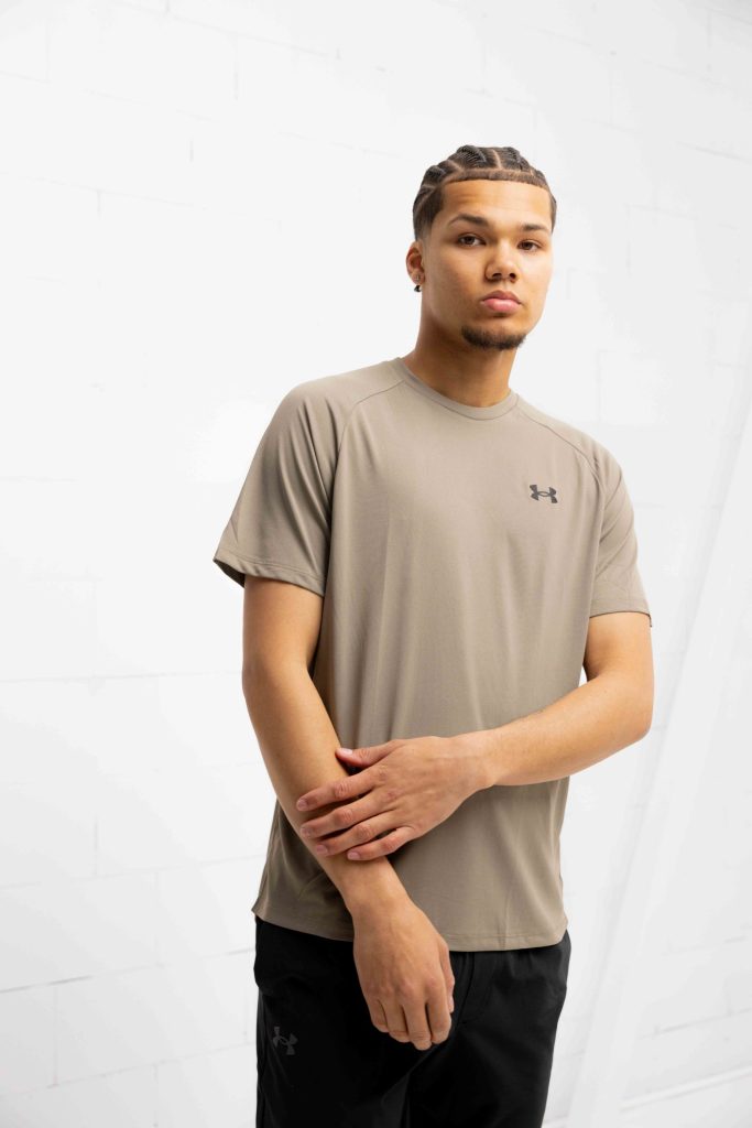 Under Armour Tech 2.0 T-Shirt Heren Bruin - Maat S - Kleur: Bruin | Soccerfanshop