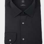 BOSS Black Business hemd lange mouw Zwart H-HANK-kent slim fit 10219212 50469345/001