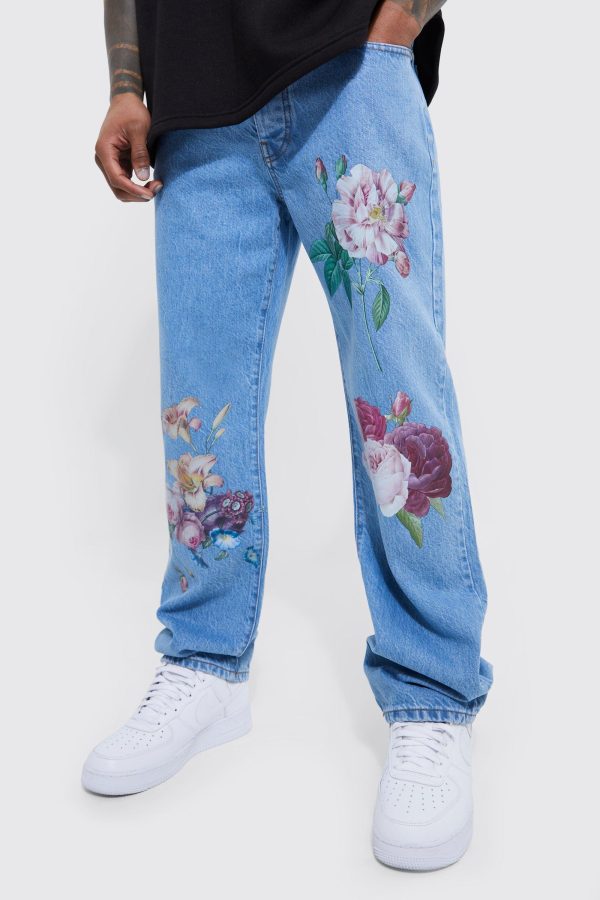 Baggy Bloemen Jeans