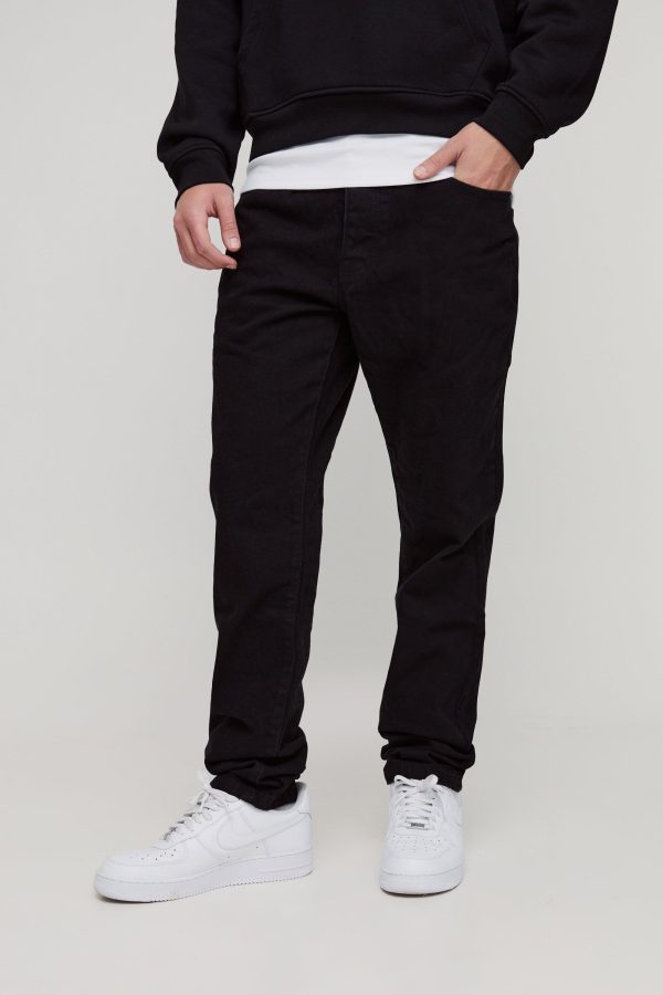 Onbewerkte Slim Fit Jeans