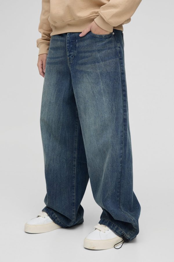 Denim Parachute Jeans