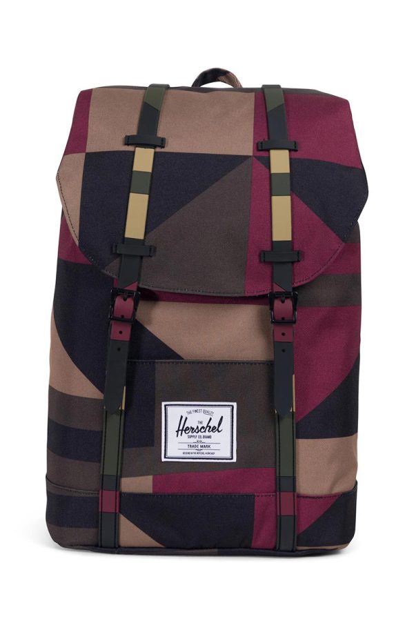 Herschel Supply Co. Retreat Backpack Windsor Wine Geo Maat 19.5l