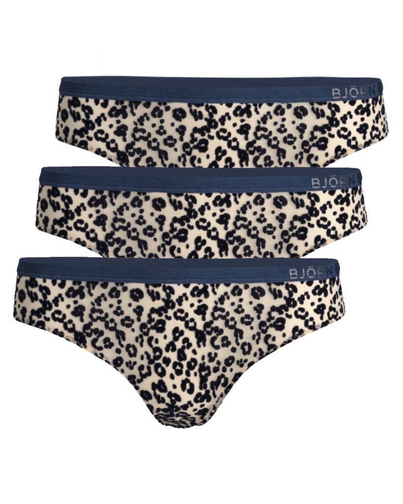 Bjorn Borg Dames Hipster Leopard 3p Maat 40 Female