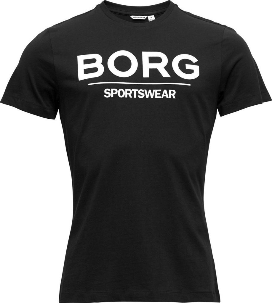 Bjorn Borg Heren T-shirt Samir Zwart Maat S Male