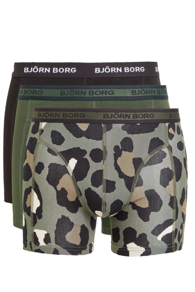 Bjorn Borg Heren Boxershort 3p Giant Leo Maat S Male