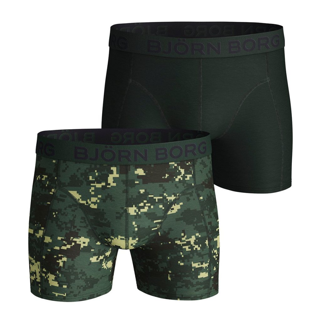 Bjorn Borg Heren Boxershort 2p Digital Woodland Maat M Male