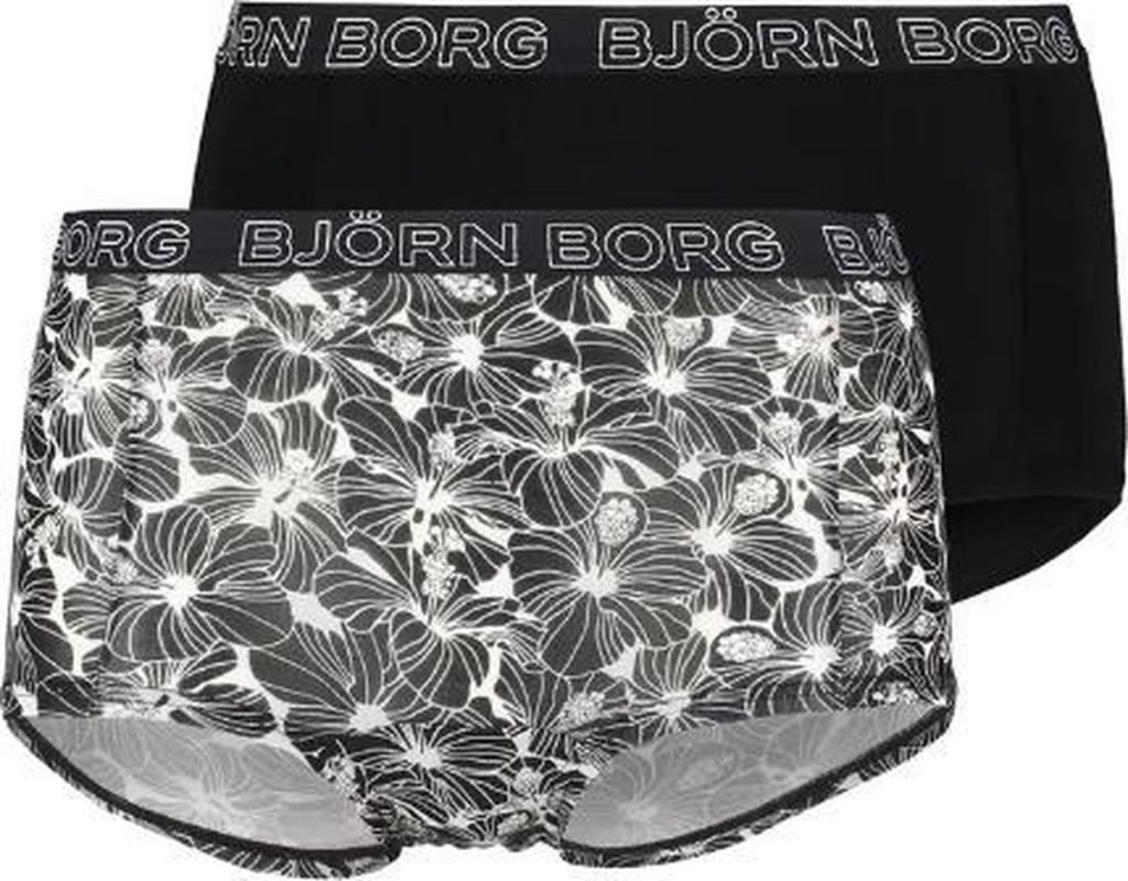 Bjorn Borg Dames Minishort 2p Hibiskus Maat 36 Female