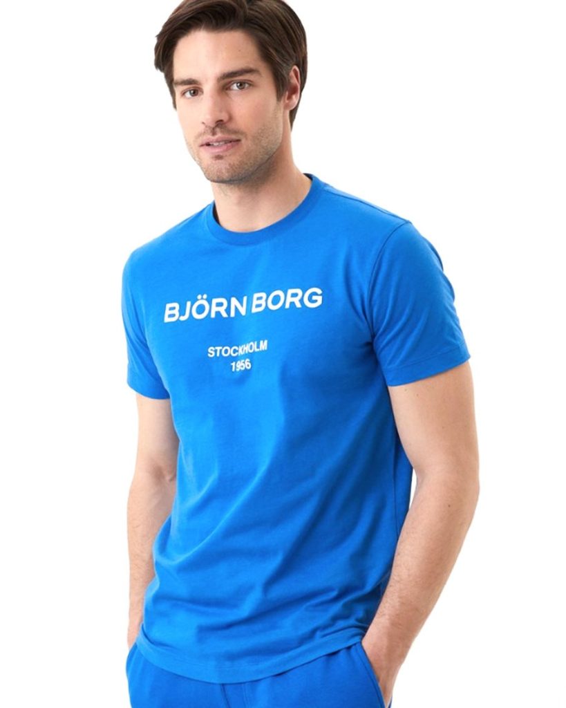 Bjorn Borg Heren Borg Logo Tee Maat M Male