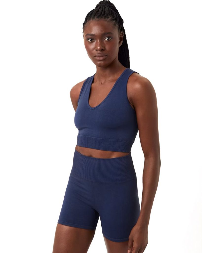 Bjorn Borg Björn Borg Sthlm Seamless Light Crop Top – Naadloze En Sneldrogende Dames Sporttop Maat M / L Female