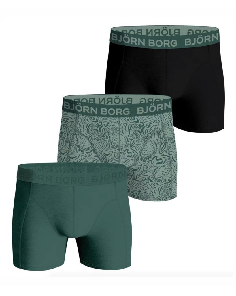 Bjorn Borg Heren Boxershort 3p Cotton Stretch Maat M Male