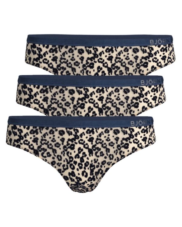 Bjorn Borg Dames Hipster Leopard 3p Maat 38 Female