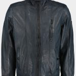 Donders 1860 Lederen jack Blauw Leather Jacket 52349/799