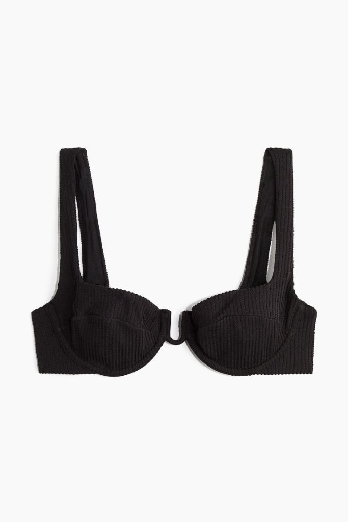 H & M - Non-padded balconettebikinitop - Zwart