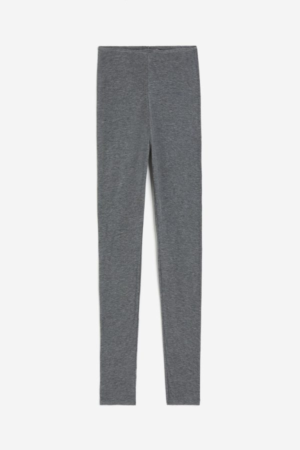 H & M - Legging van lyocellmix - Grijs