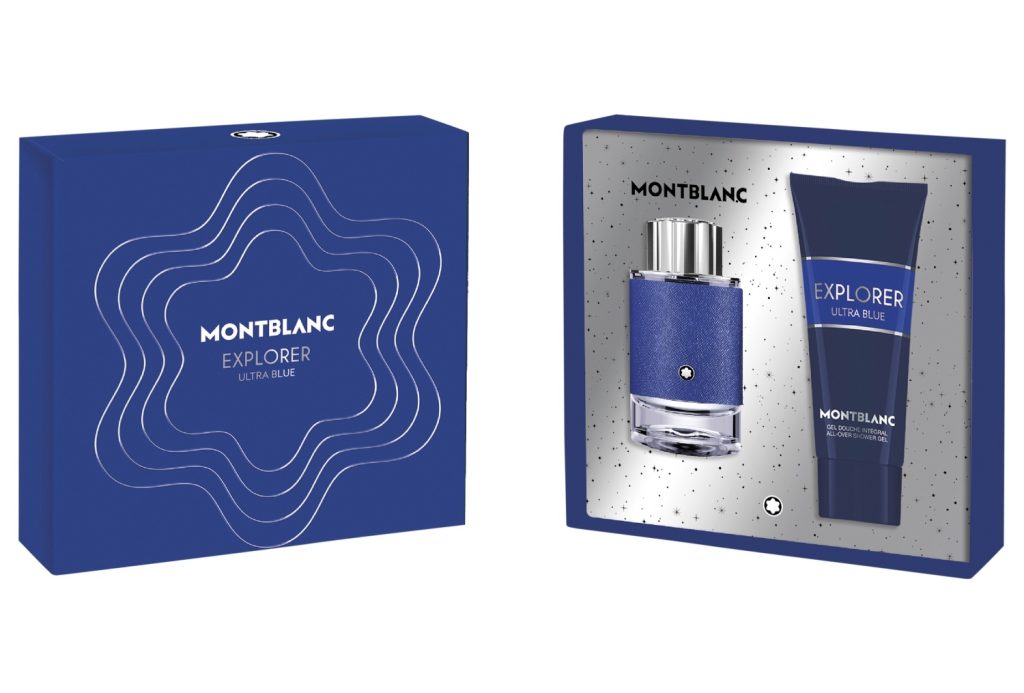 Mont Blanc Montblanc Men's Explorer Ultra Blue Gift Set Eau De Parfum 60ML Shower Gel 100ML