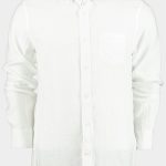 Gant Casual hemd lange mouw Wit Reg Linen Shirt 3230085/110