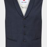 Club of Gents Gilet Mix & Match Blauw Weste/Waistcoat CG Philipp-ST 10.158S0 / 440033/62