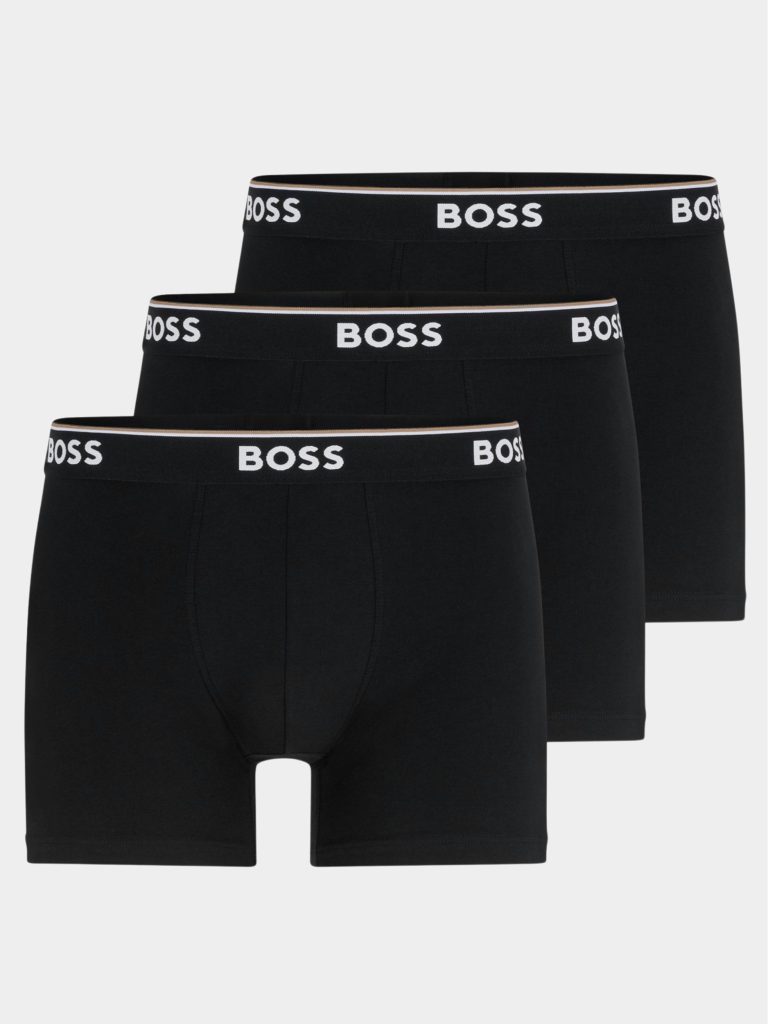 BOSS Black Boxer Zwart BoxerBr 3P Power 10242934 01 50475282/001