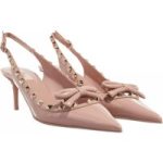 Valentino Garavani Pumps & high heels - Rockstud Bow Leather Pumps in beige