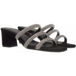 Toral Sandalen - Toral Metallic Sandals With Strass in zwart