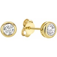 BELORO Oorbellen - Monte Napoleone Lucilla 9 karat ear studs with zir in gold