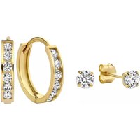 Isabel Bernard Oorbellen - Cadeau d'Isabel 14 karat ear party gift set in gold