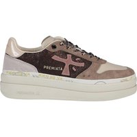 Premiata Low-Top Sneakers - Micol Sneakers Metallic in staalgrijs