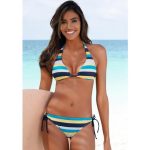 Venice Beach Triangelbikini met blokstrepen