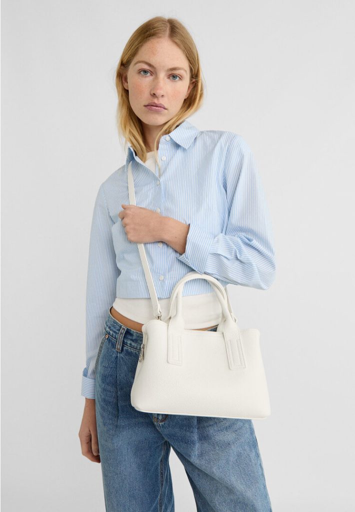 Stradivarius Rigide shopper  Wit OS