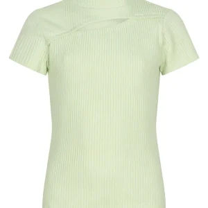 Indian Blue Meiden t-shirt opening light pastel green