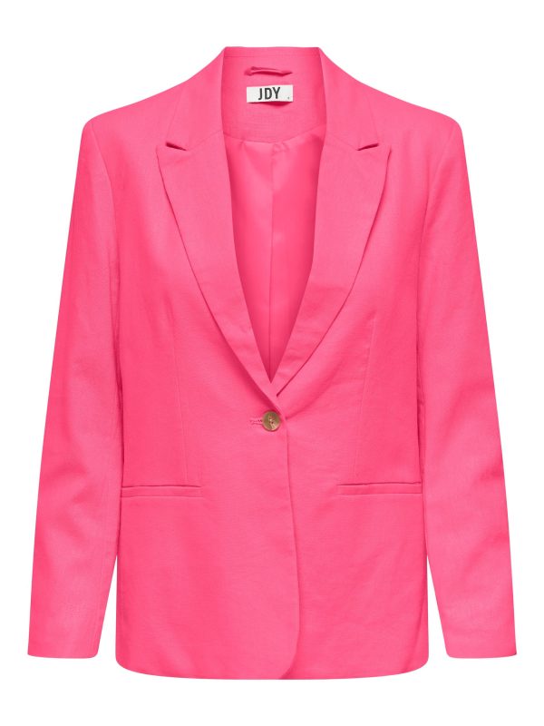 Jacqueline de Yong Maya l/s linen blazer