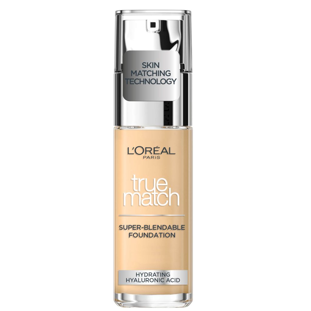 L'Oréal Paris True Match Vloeibare Foundation met SPF en Hyaluronzuur 30 ml (Verschillende Tinten) - 1N Neutral