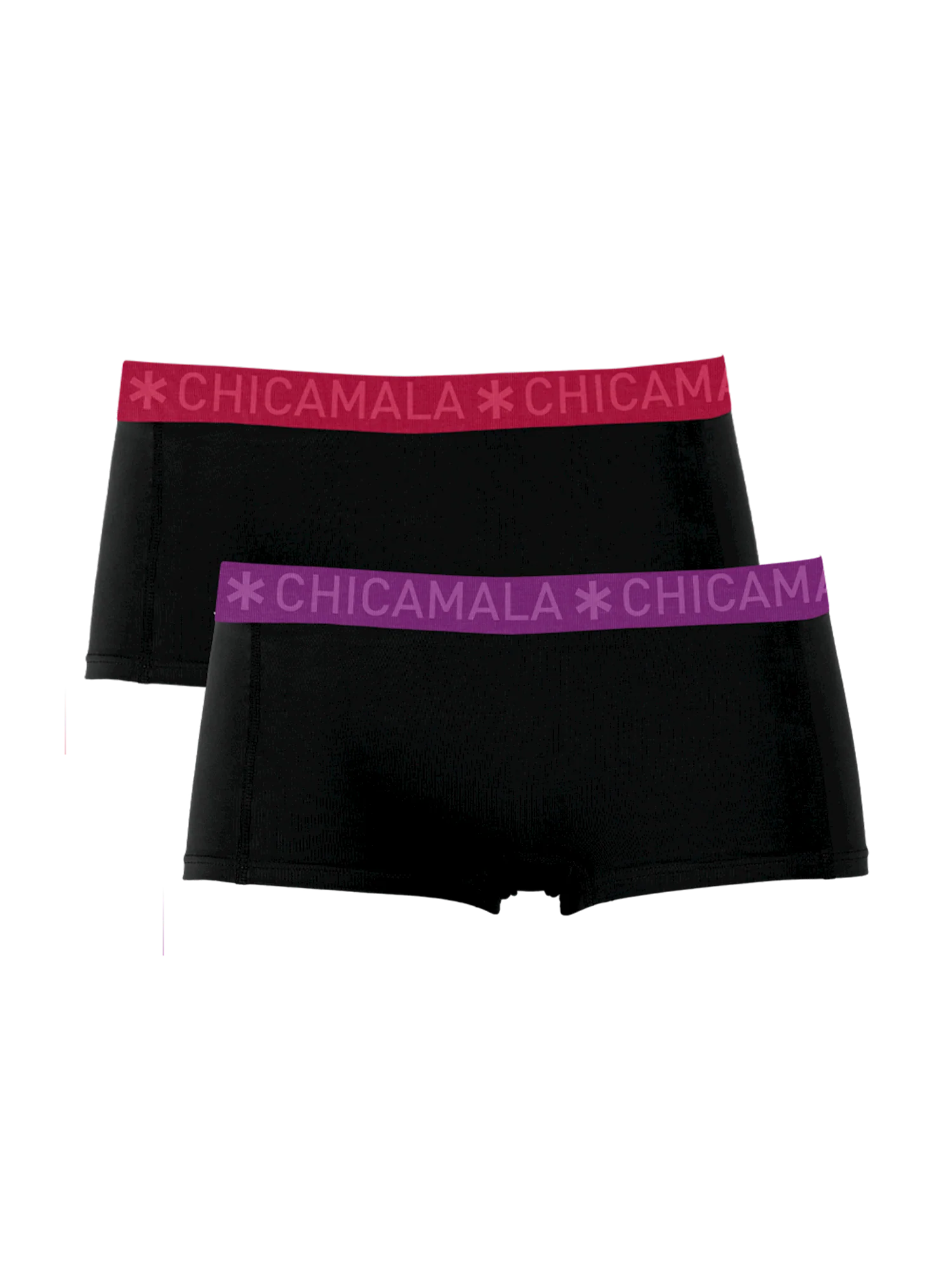 Muchachomalo Dames 2-pack boxershorts effen