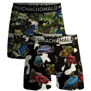 Muchachomalo Jongens 2-pack boxershorts figures